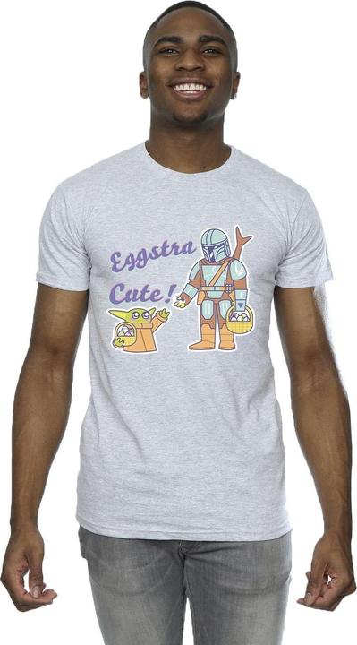 Immagine prodotto Star Wars The Mandalorian Eggstra Cute Grogu Maglietta Uomo (M)