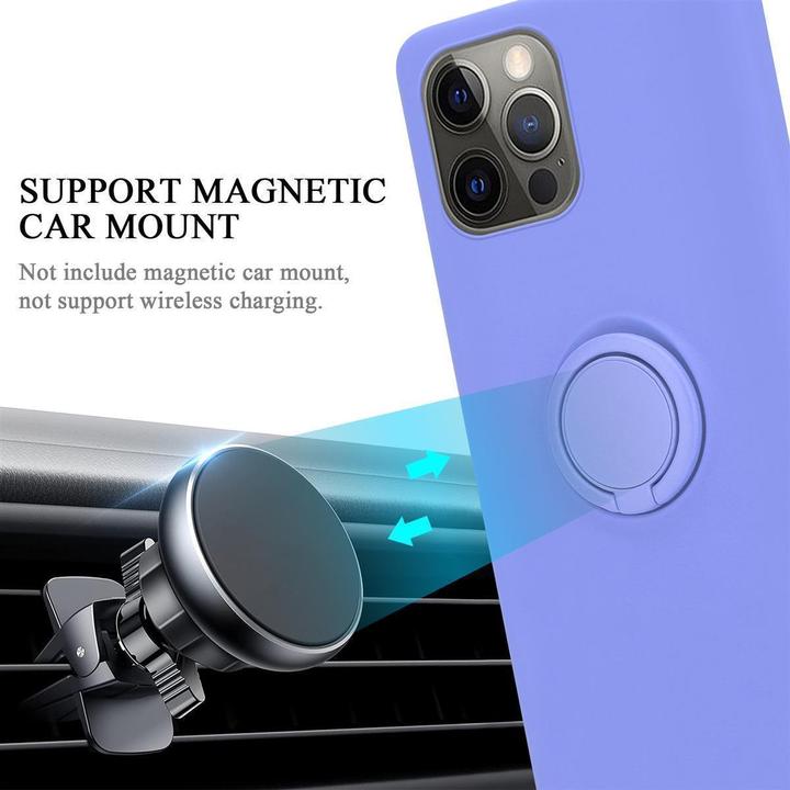 Productafbeelding Cadorabo TPU Vloeibare Ring Silicone Hoesje (Apple iPhone 13)