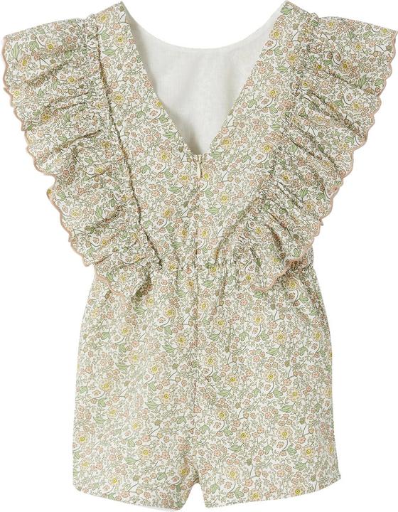 Produktbild Vertbaudet Festlicher kurzer Mädchen Jumpsuit mit Volants (116)