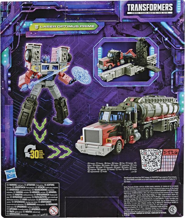 Image du produit Transformers Jouet Generations Legacy Series Leader-Class G2 Universe Laser Optimus Prime Ac...