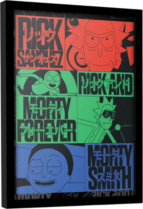 Actual product image Rick And Morty Forever Framed Print (40 x 30 cm)