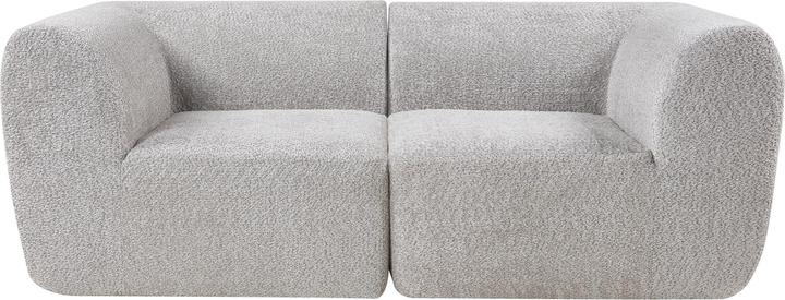 Produktbild En.Casa Modular Sofa 2-Sitzer Hurvas Bouclé Grau