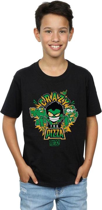 Produktbild Teen Titans Go Crazy For Pizza TShirt Jungen (152, 158)