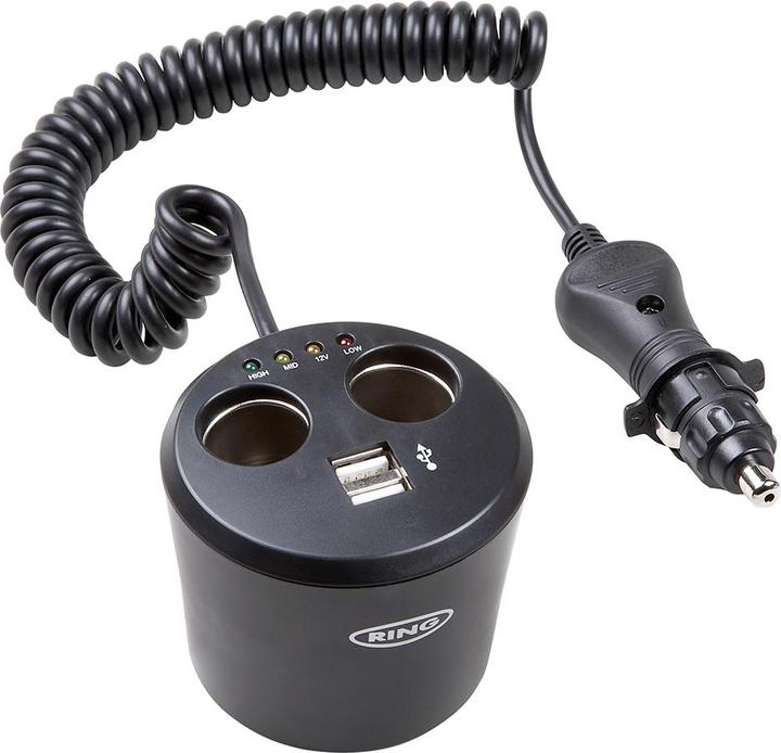 Produktbild Ring Verteiler Zigbuchse 2xUSB