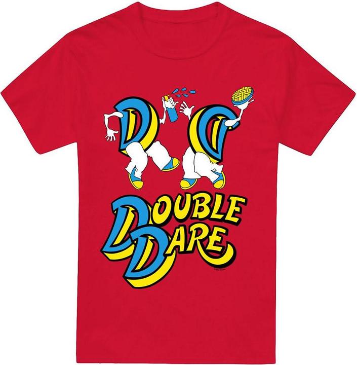 Actual product image double dare Mens Vintage Logo T-Shirt (L)