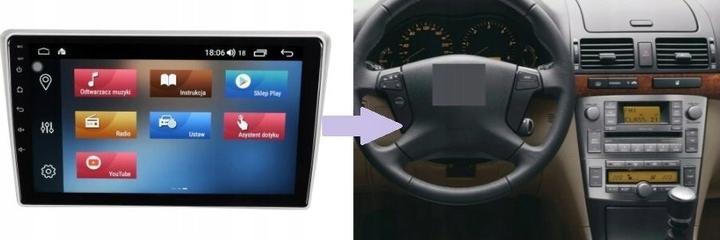 Image du produit No Name GPS RADIO NAVIGATION TOYOTA AVENSIS T25 2003-08 (9")