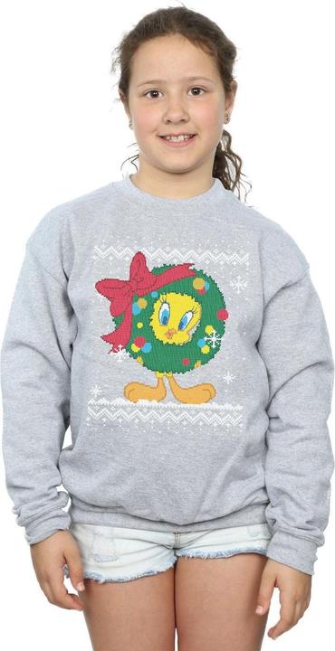 Immagine prodotto Looney Tunes Tweety Pie Christmas Fair Isle Felpa Ragazze (116)