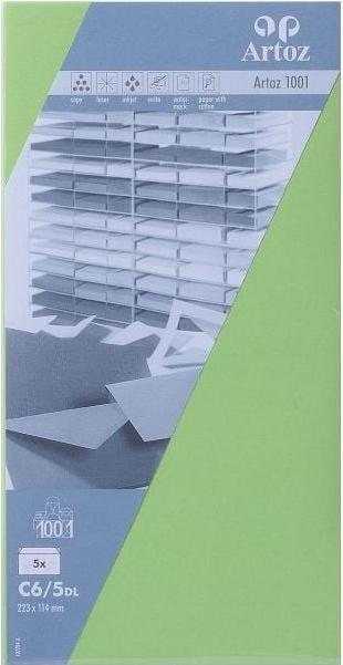 Actual product image Artoz 1001 Envelopes C6/5 birch green (C6, C5, 1 x)