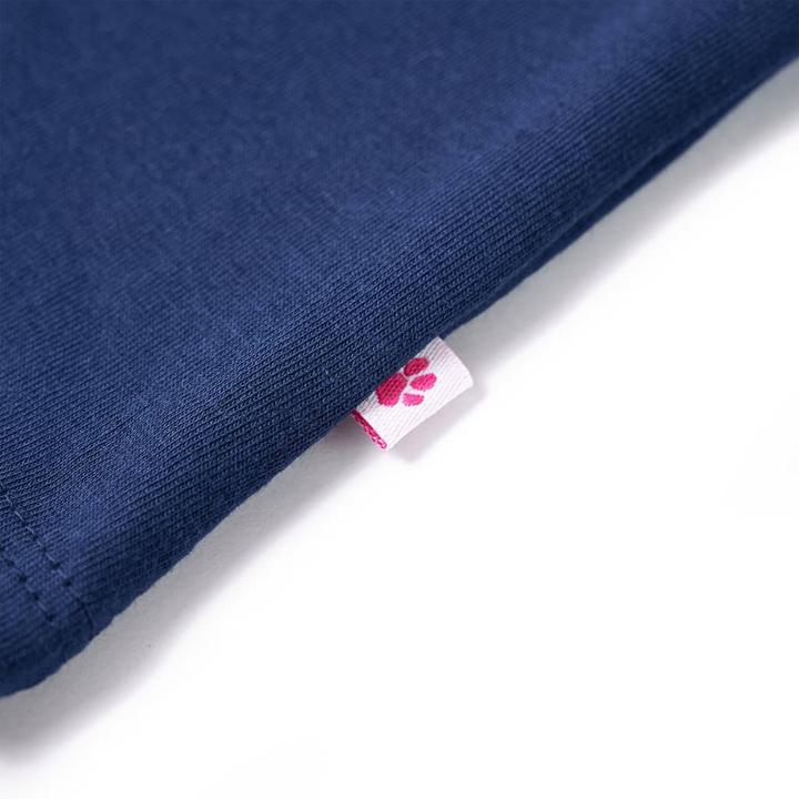 Image du produit VidaXL T-shirt enfant bleu marine 128,Matière : 95% coton. 5 (128)
