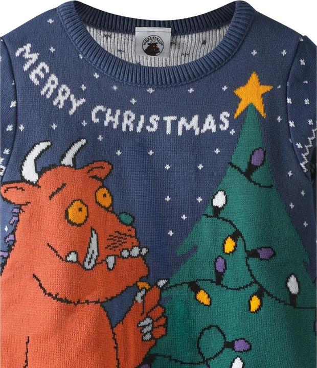 Actual product image The Gruffalo Boys Knitted Christmas Jumper (110)