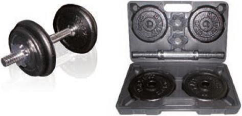 Actual product image Sko Dumbbell change. weight 10kg TOORX VAL-10DGN (1 x 10 kg)