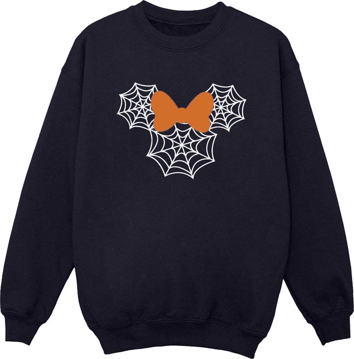 Disney Minnie Mouse Spider Web Head Sweatshirt (M)