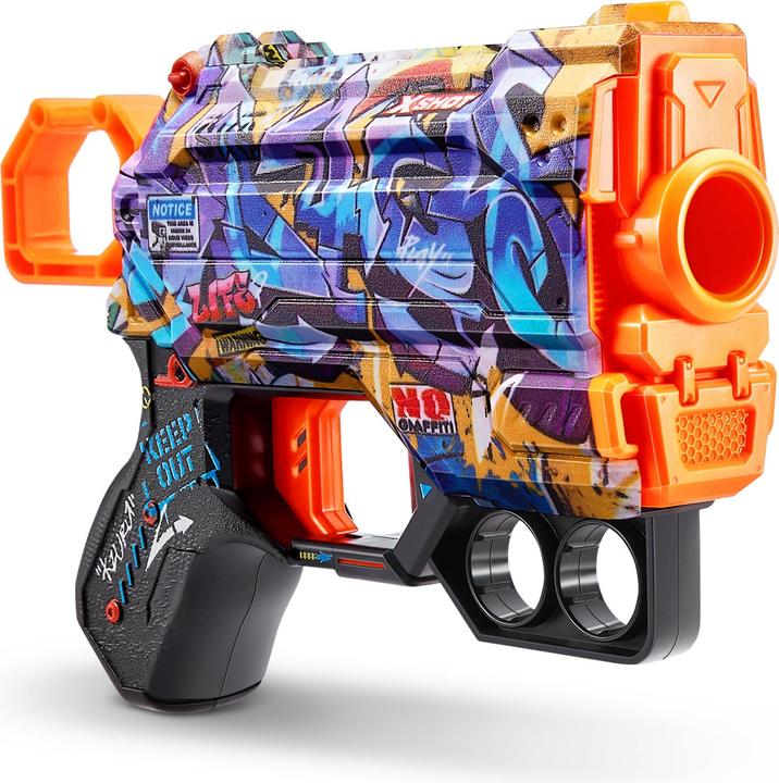 Actual product image Xshot Skin Menace 8 Dart Gun
