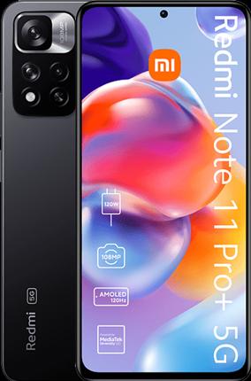 Actual product image Xiaomi Redmi Note 11 Pro+ 5G (256 GB, Graphite gray, 6.67", Hybrid Dual SIM, 108 Mpx, 5G)