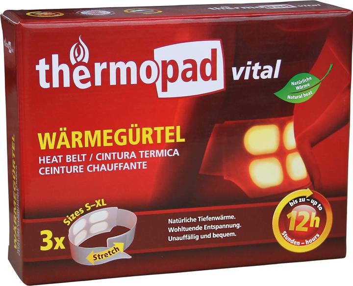 Image du produit Thermopad Lot de 3 ceintures chauffantes (3 x, 380 g)
