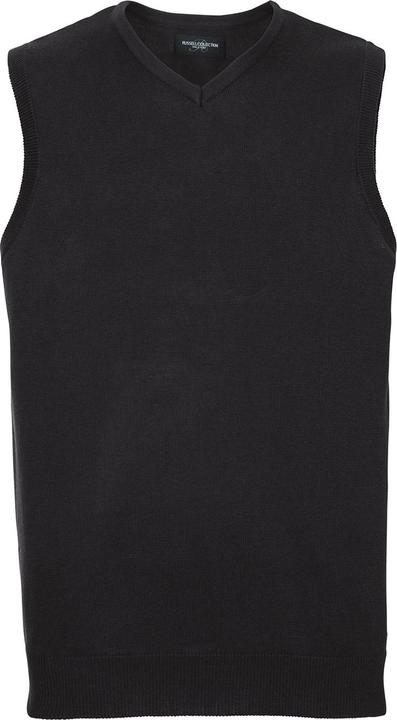 Actual product image Russell Mens Cotton Acrylic V Neck Sleeveless Sweatshirt (XXL)