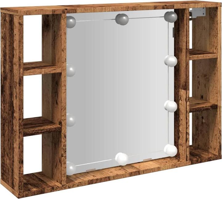 Actual product image VidaXL Mirror cabinet with LED light optics (76 x 15 x 55 cm)