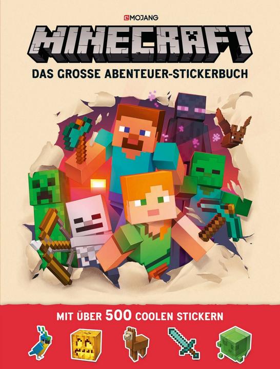 Immagine prodotto Minecraft, il grande libro di adesivi dell'avventura