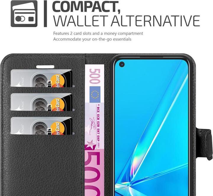 Actual product image Cadorabo Book with stand function cover (Oppo A92)