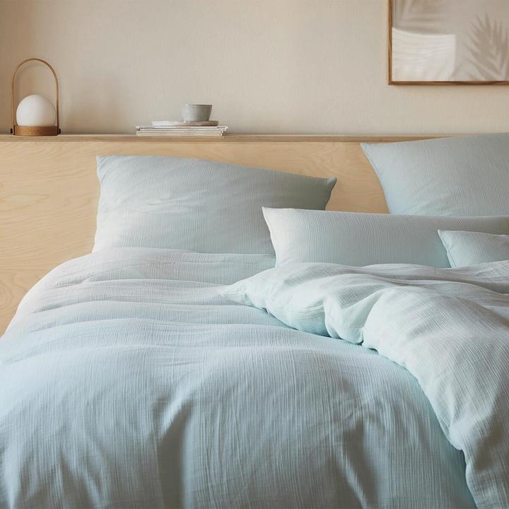 Actual product image Elegante Musselin Bettwäsche Smooth (Bedding set, 155x220 cm + 80x80 cm)