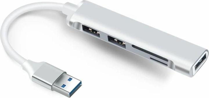 Actual product image PowerGuard USB-C OTG Hub 3-Fach USB 3.0 SD MicroSD Karten Slot Cardreader (USB-A)