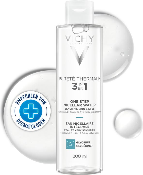 Actual product image Vichy Pureté Thermale Minéral Micellar Fluid (Micelle water, 200 ml)