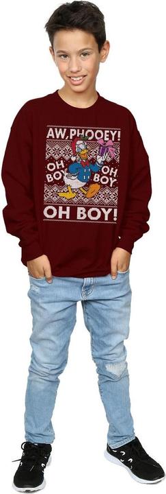 Immagine prodotto Disney Donald Duck Christmas Fair Isle Felpa Ragazzi (140, 146)