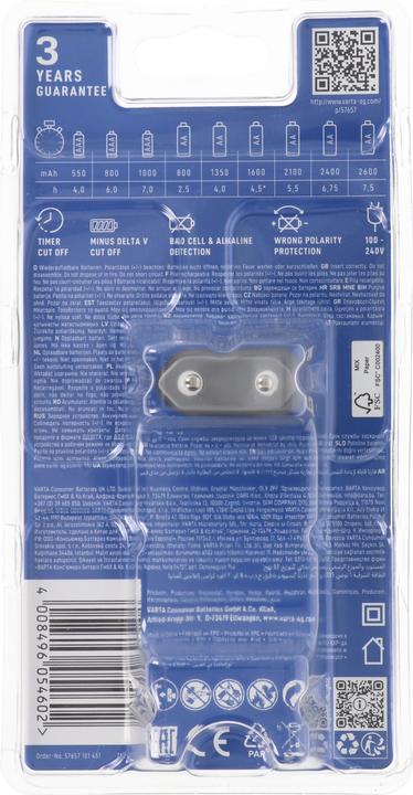 Produktbild Varta Plug Charger (1 Stk., AA, 1600 mAh, Ladegerät inkl. Akku)
