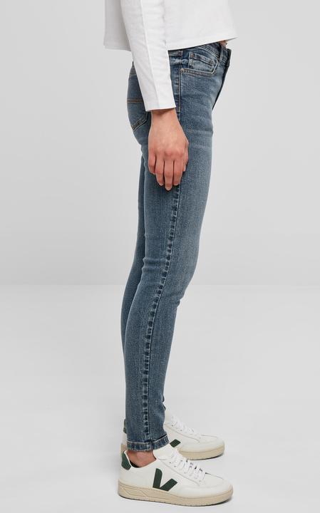 Produktbild Urban Classics Ladies Mid Waist Skinny Jeans (29)