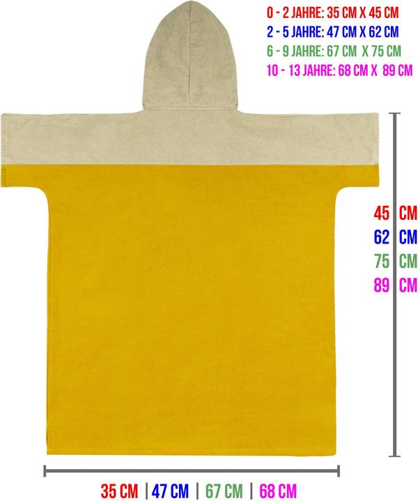Produktbild Normani Kinder Badeponcho Puwai (10, 11, 12, 13)