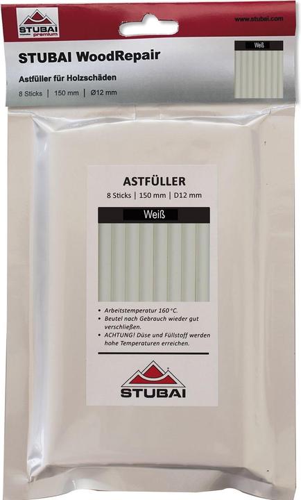 Produktbild Stubai WoodRepair Kompakt Beutel, weiss, 8 Sticks