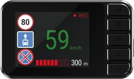 Immagine prodotto Navitel R385 2K GPS (Accumulatore di carica elettrica, Display integrato, Visione notturna, Ricevitore GPS, Accelerometro, Microfono incorporato, 2K)