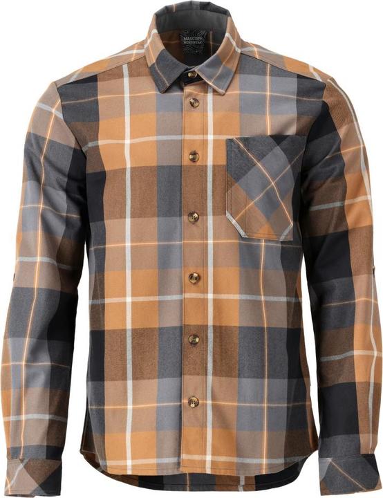 Produktbild Mascot Flanellhemd Customized 22904 nussbraun-kariert Gr. L (L)