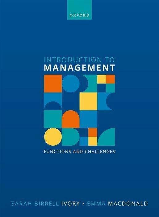 Produktbild Introduction to Management (Englisch, Emma Macdonald, Sarah Birrell Ivory, 2024)