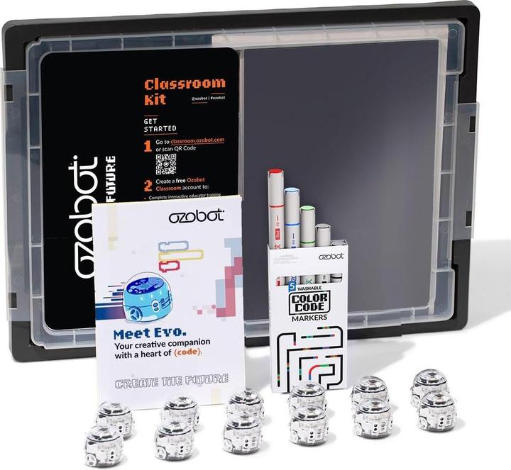 Immagine prodotto Ozobot Set scolastico di robot codificatori "Evo Classroom Kit 12 Robot" MINT