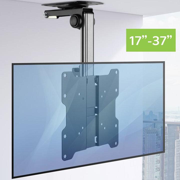 Actual product image Techly Ceiling Mount Foldable and Retractable for LCD TV LED 17-37" (Various)