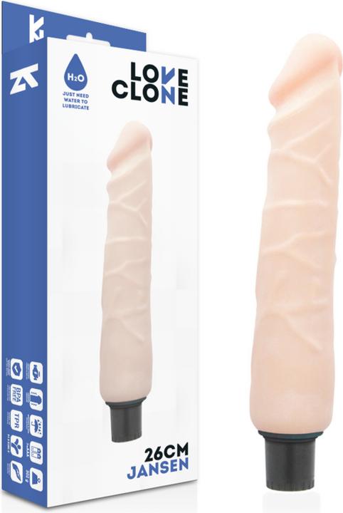 Love Clone Vibratore Autolubrificante Loveclone Jansen 26cm
