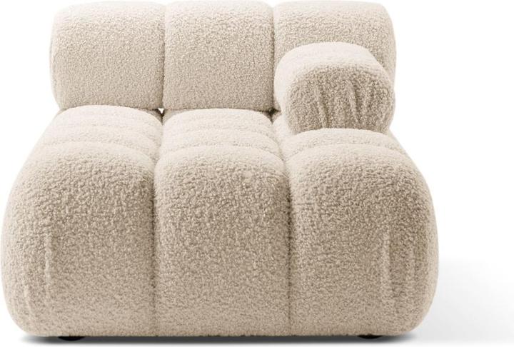 Image du produit Micadoni Velours Méridienne Droite, "Bellis", 1 Place, 155x94x70 Fabriqué en Europe (Chaise longue)