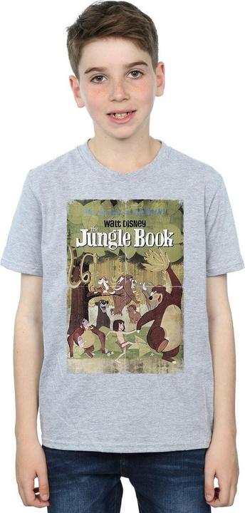 Immagine prodotto Disney The Jungle Book Retro Poster Maglietta Ragazzi (140, 146)