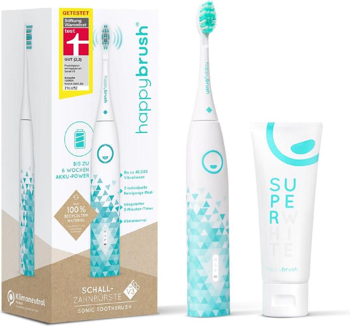 Produktbild happybrush StarterKit Schall Vibe 3 (Schallzahnbürste)