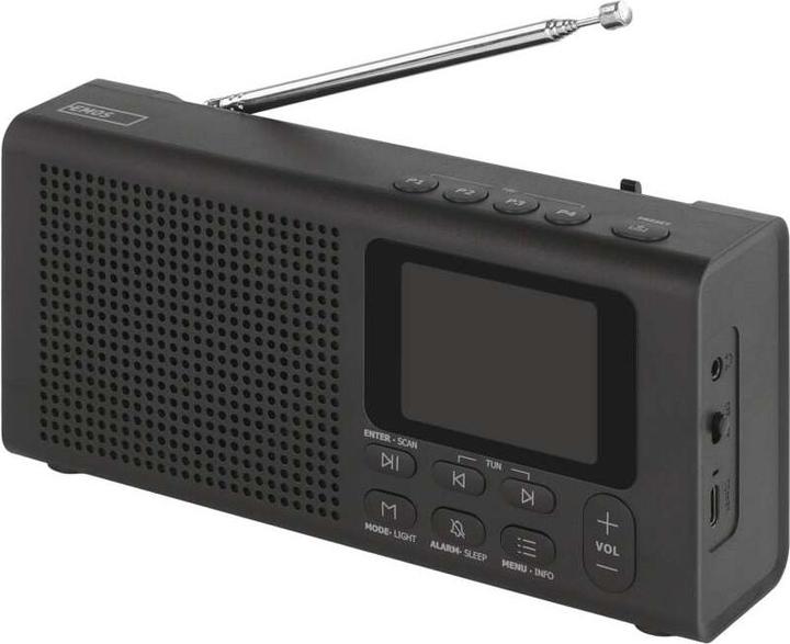 Produktbild Emos Dab Fm Bluetooth Radio P-600b Black (DAB, FM, DAB+, Bluetooth)