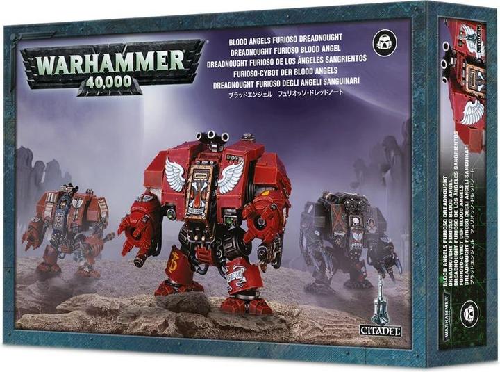 Actual product image Games Workshop Blood Angels Furioso Dreadnought - Librarian Dreadnought