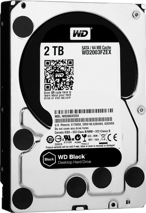 Image du produit WD Noir (2 To, 3.5", CMR)