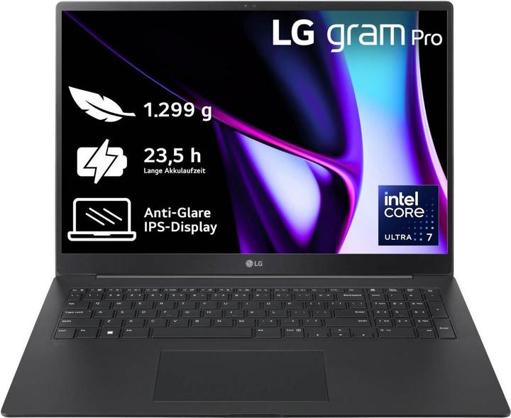 Produktbild LG gram Pro 17 (17", Intel Core Ultra 7 155H, 32 GB, 2000 GB, DE)
