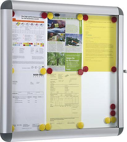 Actual product image kaiserkraft Showcase RONDO (Magnet board, 95 x 100 cm)