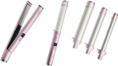 Immagine prodotto Carrera Set classico di piastra e arricciacapelli 3in1, rosa chiaro (Piastra per capelli)
