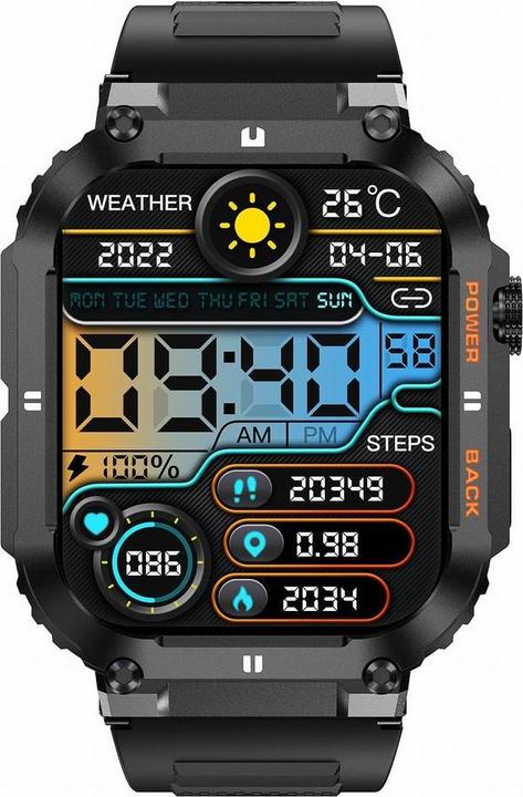Immagine prodotto Gravity SMARTWATCH MĘSKI GT6-1 - WYKONYWANIE POŁĄCZEŃ, MONITOR SNU (sg020a)