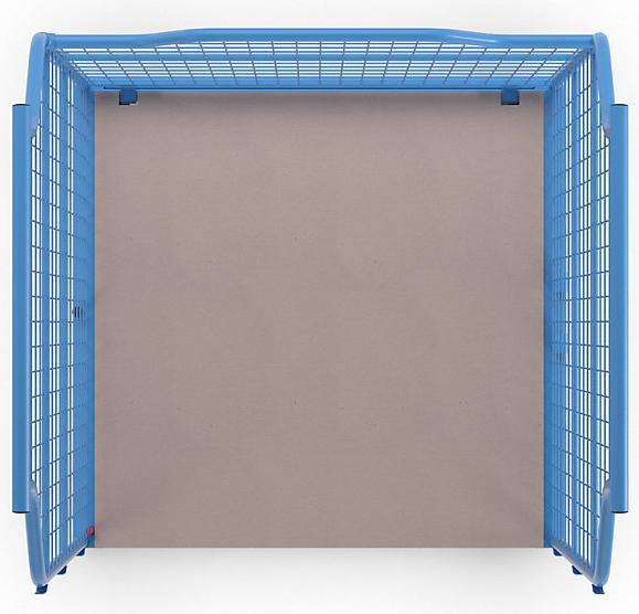 Produktbild Cordes Universal-Corlette® mit Vergitterung, Typ 1200, lichtblau, 1200x800x1850mm (800 kg)