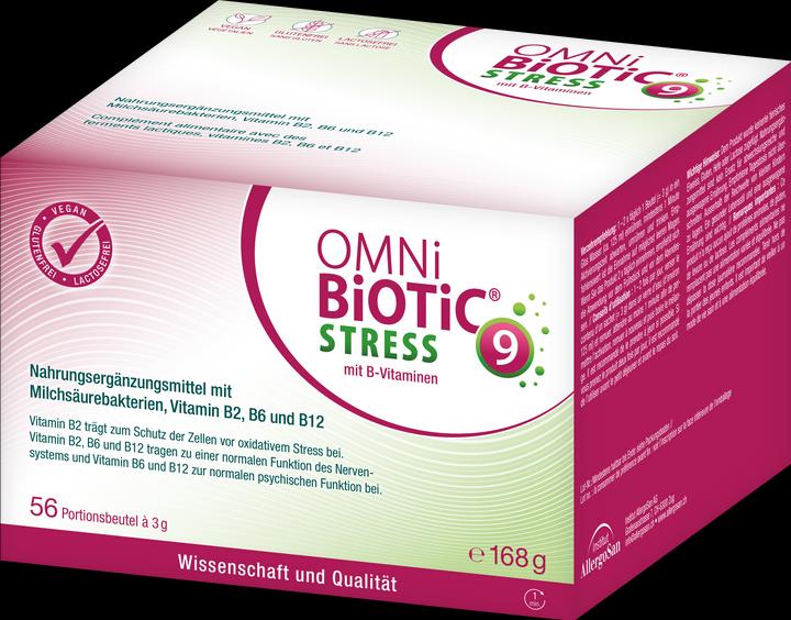 Produktbild Omni Biotic Stress mit B-Vitaminen (56 Stück, Pulver, 168 g)