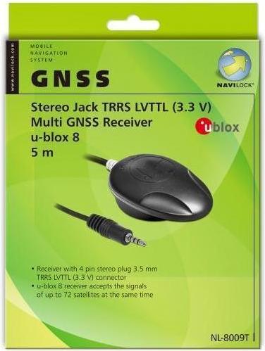 Immagine prodotto Navilock NL-8009T Ricevitore multi GNSS con jack stereo TRRS TTL